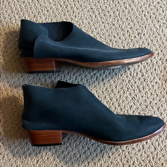 Women’s Sevilla Smith blue boots leather shoes size 40 - Picture 3 of 7